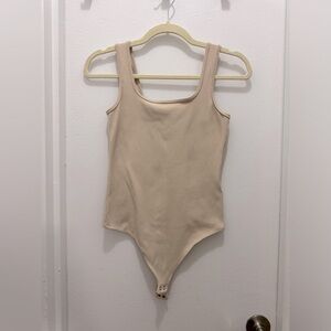 Abercrombie Seamless Rib Fabric Tank Bodysuit